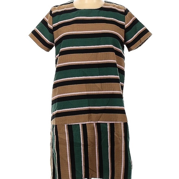 Maeve Anthropologie Striped Shift Dress Medium - Picture 1 of 6